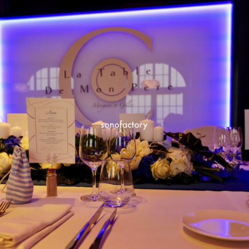 Mariage en Côtes-d'Armor - table d'honneur des mariés