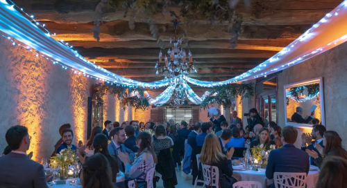 Un ciel de guirlandes lumineuses
