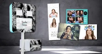 location photo booth borne photo selfie